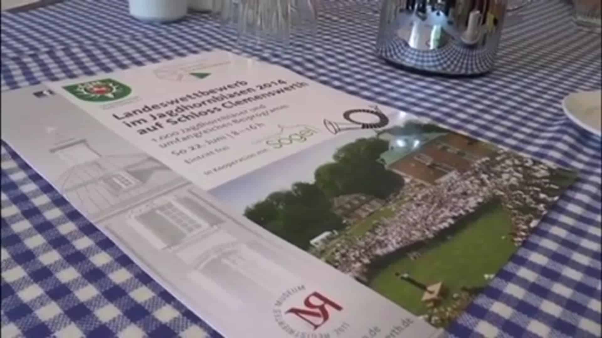 Jagdhornblasen in Clemenswerth