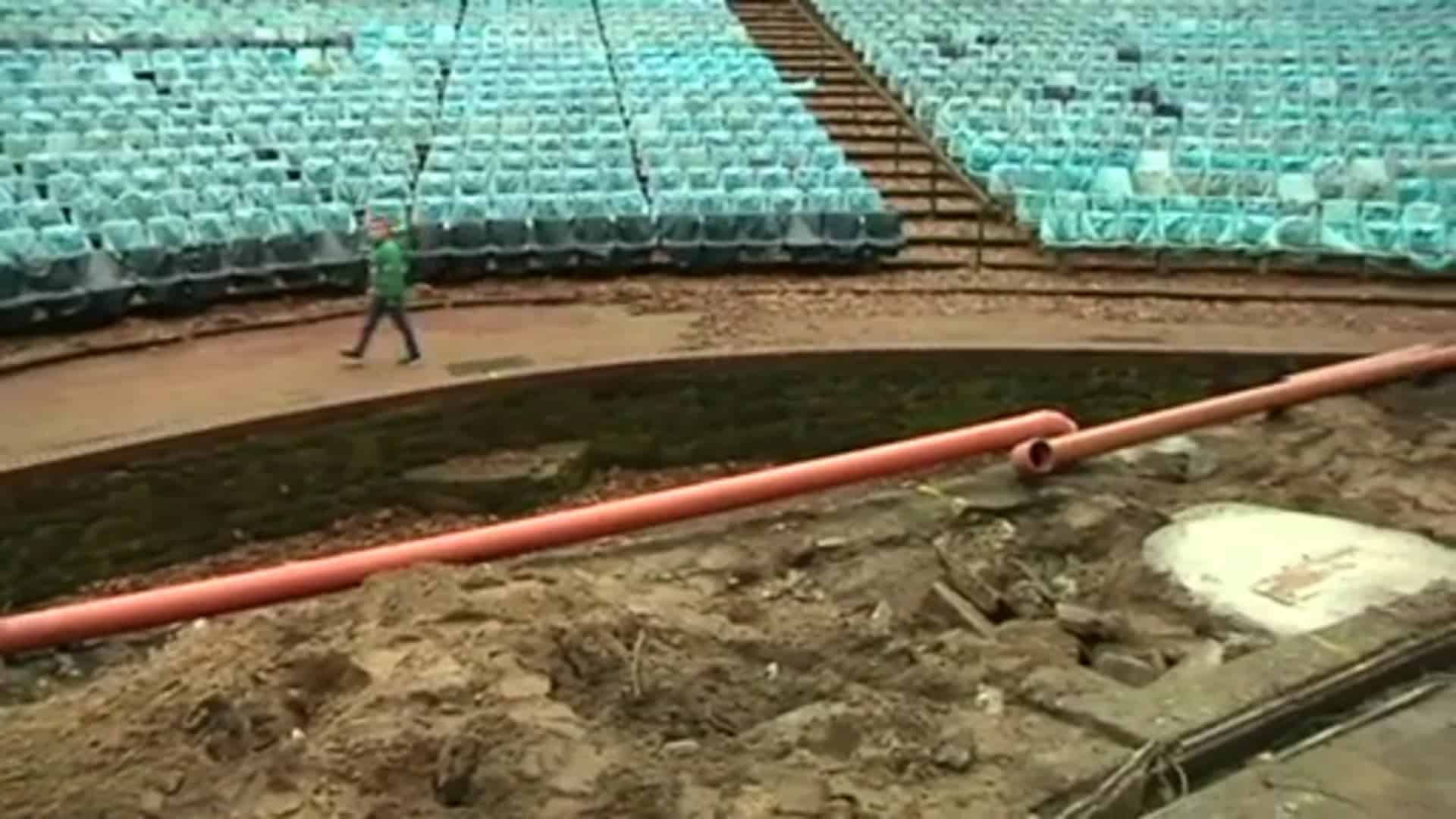 Neue Spielfläche der Freilichtbühne Meppen