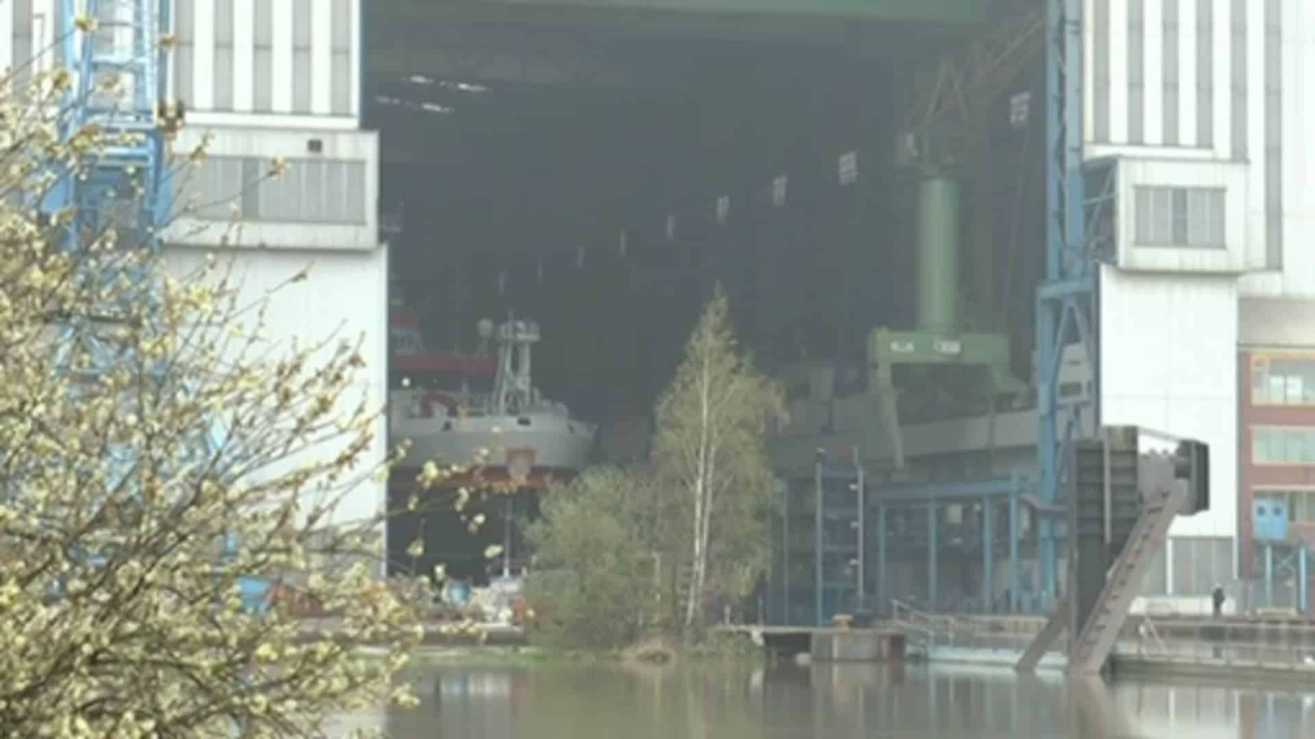 Impressionen vom Ausdocken der 