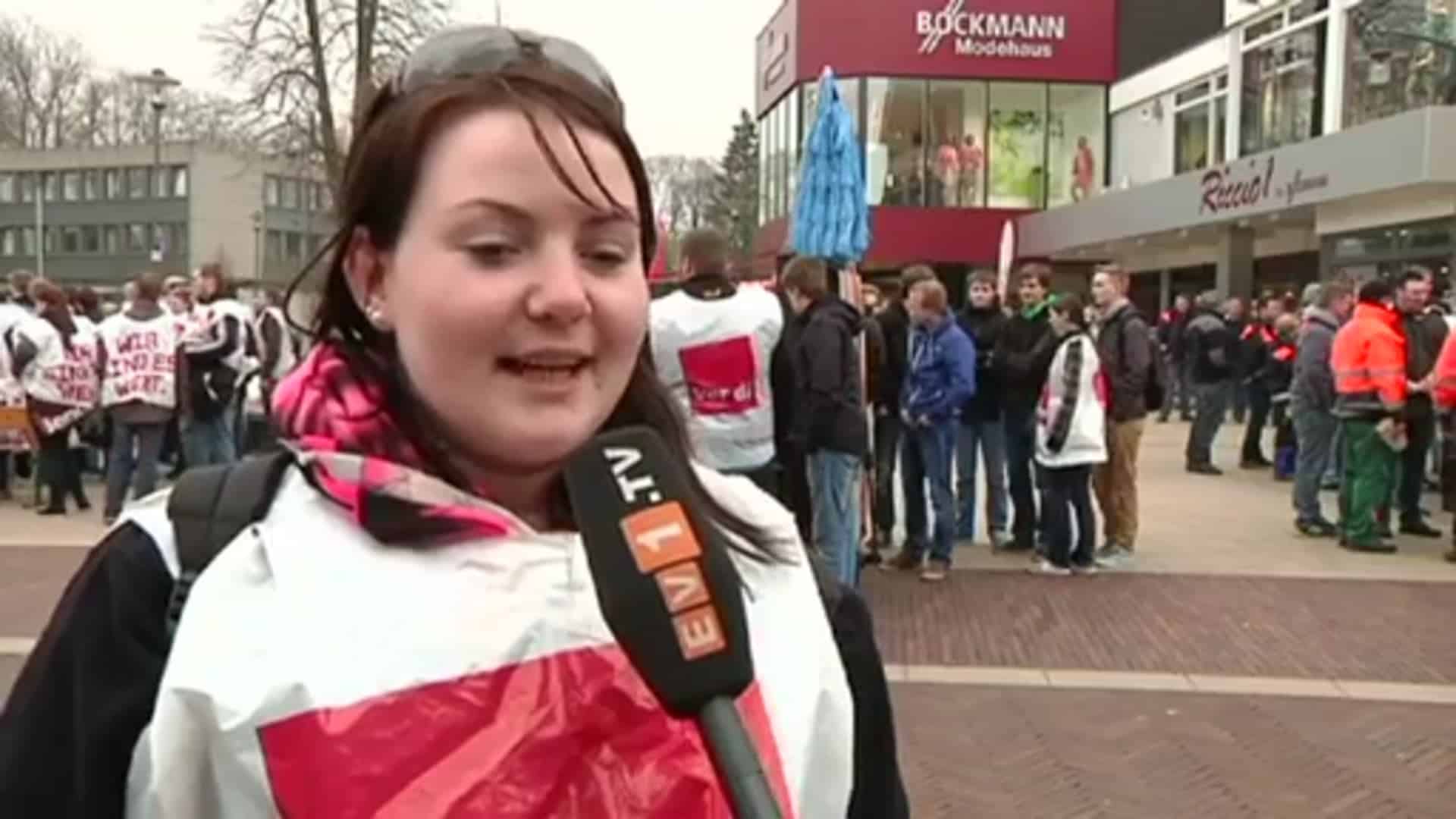 Warnstreiks in Meppen