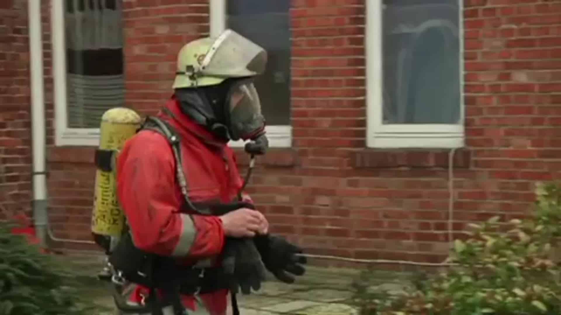 Fünf Menschen vor Feuer in Sicherheit gebracht