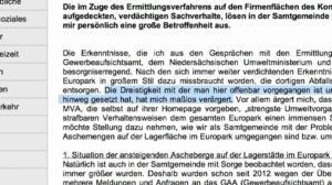 Ascheskandal: Kösters kritisiert Betreiber der Müllverbrennungsanlage