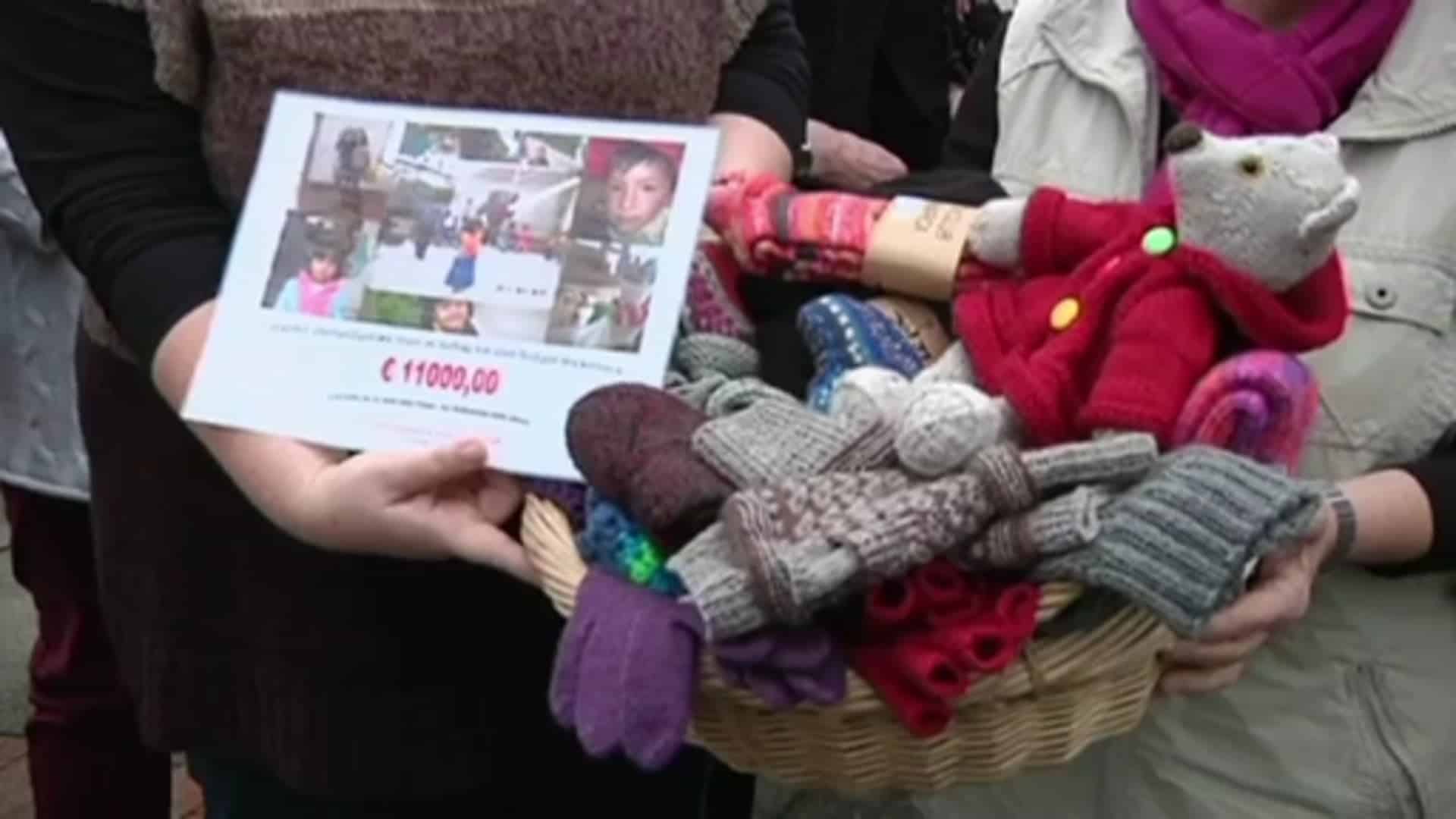 Stricken für einen guten Zweck