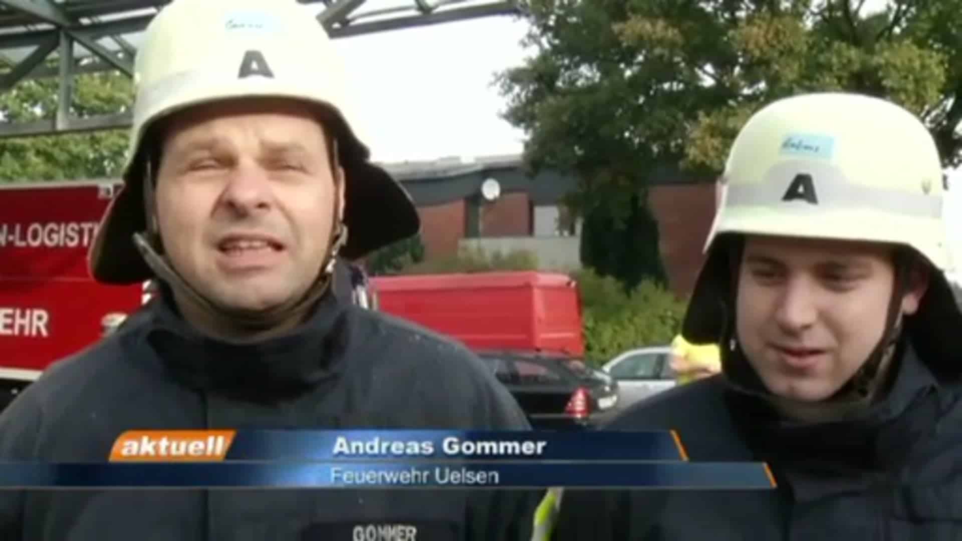 Feuerprobe für Grafschafter Einsatzkräfte