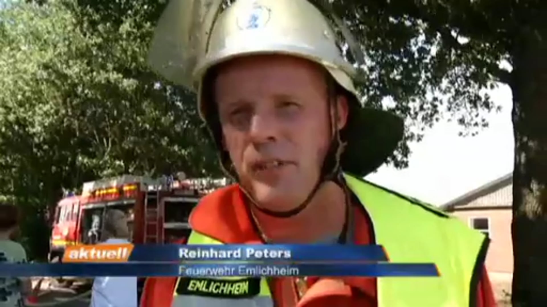 Scheune brennt in Emlichheim