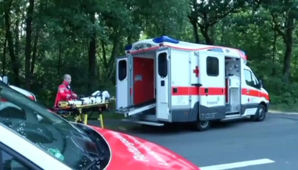 Sieben Verletzte bei Unfall auf der Waldstraße