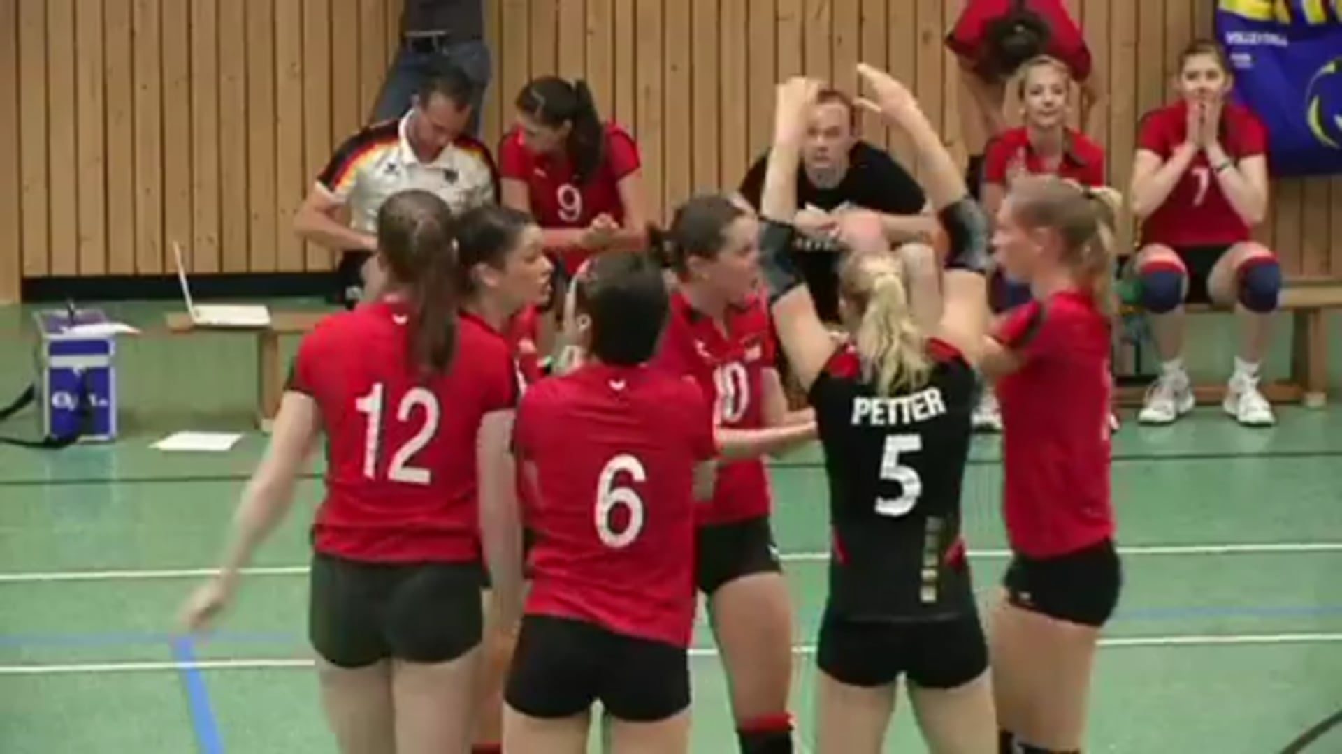 Volleyball U18-Nationalmannschaft in Lathen