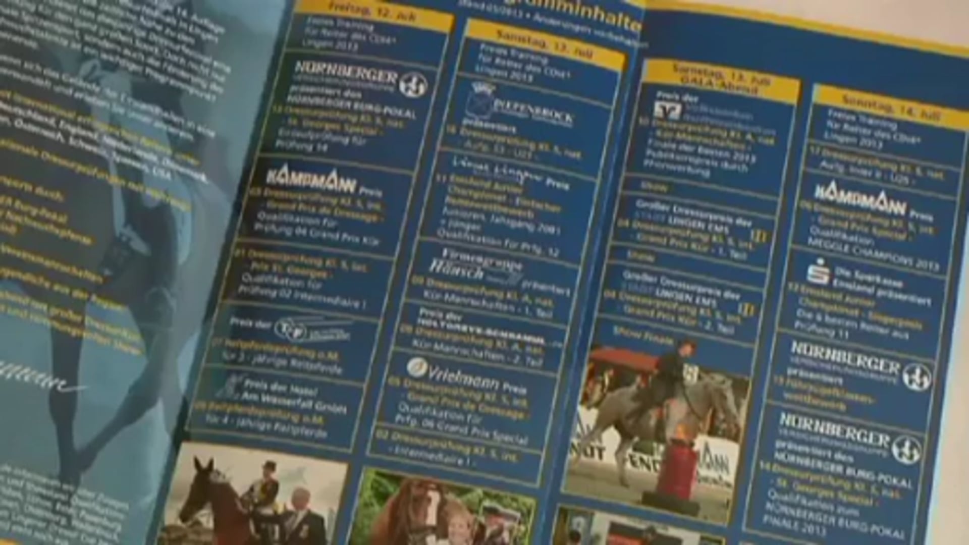 Pressekonferenz zum Internationalen Dressurfestival in Lingen