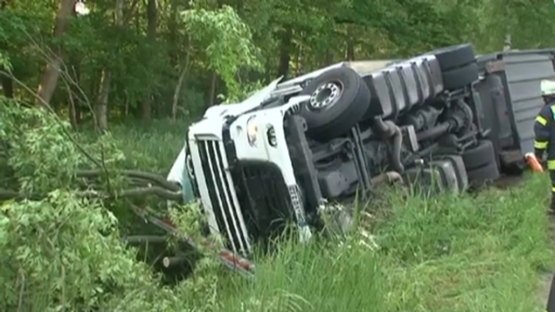 Schwerer Unfall auf B70