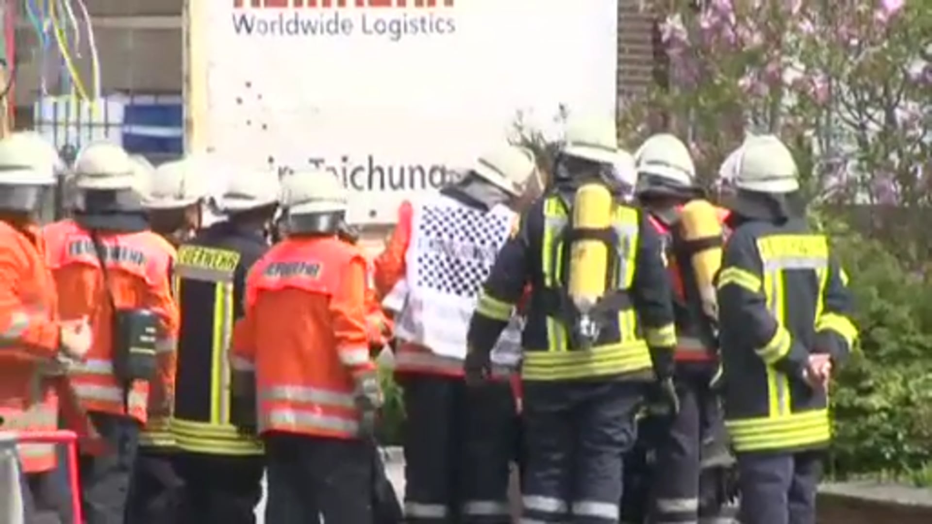 Gefahrguteinsatz im Wohngebiet