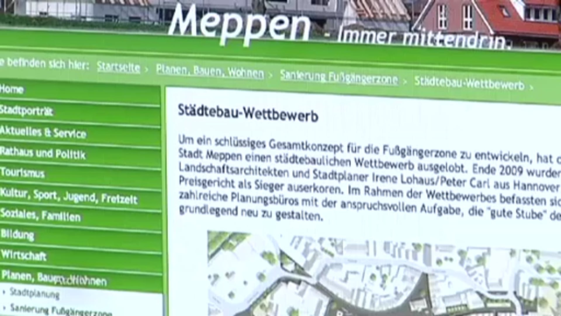 Meppens Großbaustellen: Die Fußgängerzone