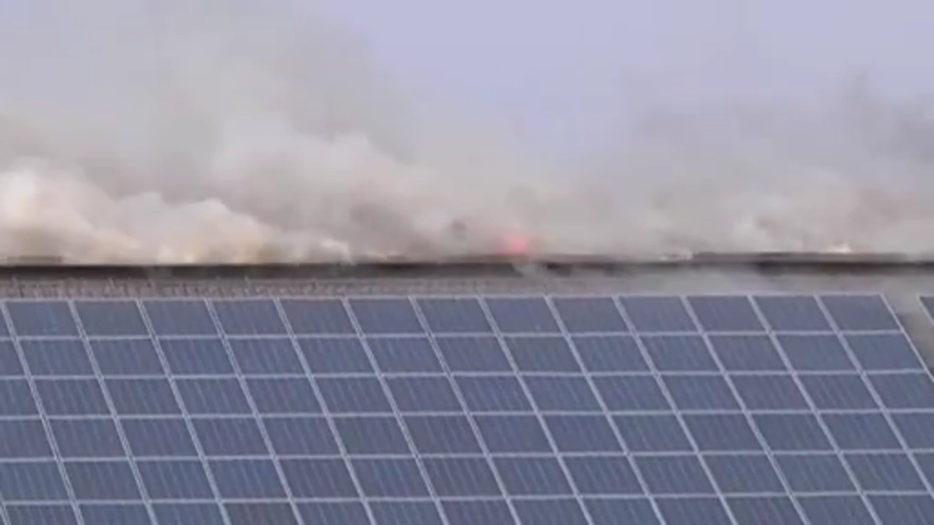 Putenstall in Flammen