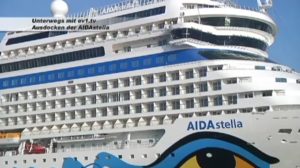 Impressionen: AIDAstella wird ausgedockt