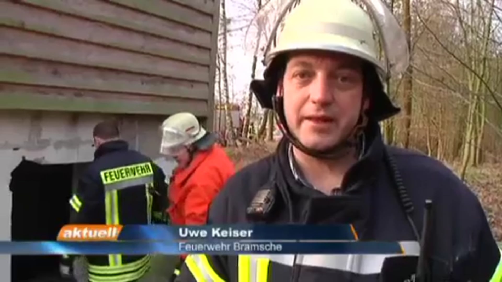 Feuerwehr rettet Schwerverletzten aus misslicher Lage