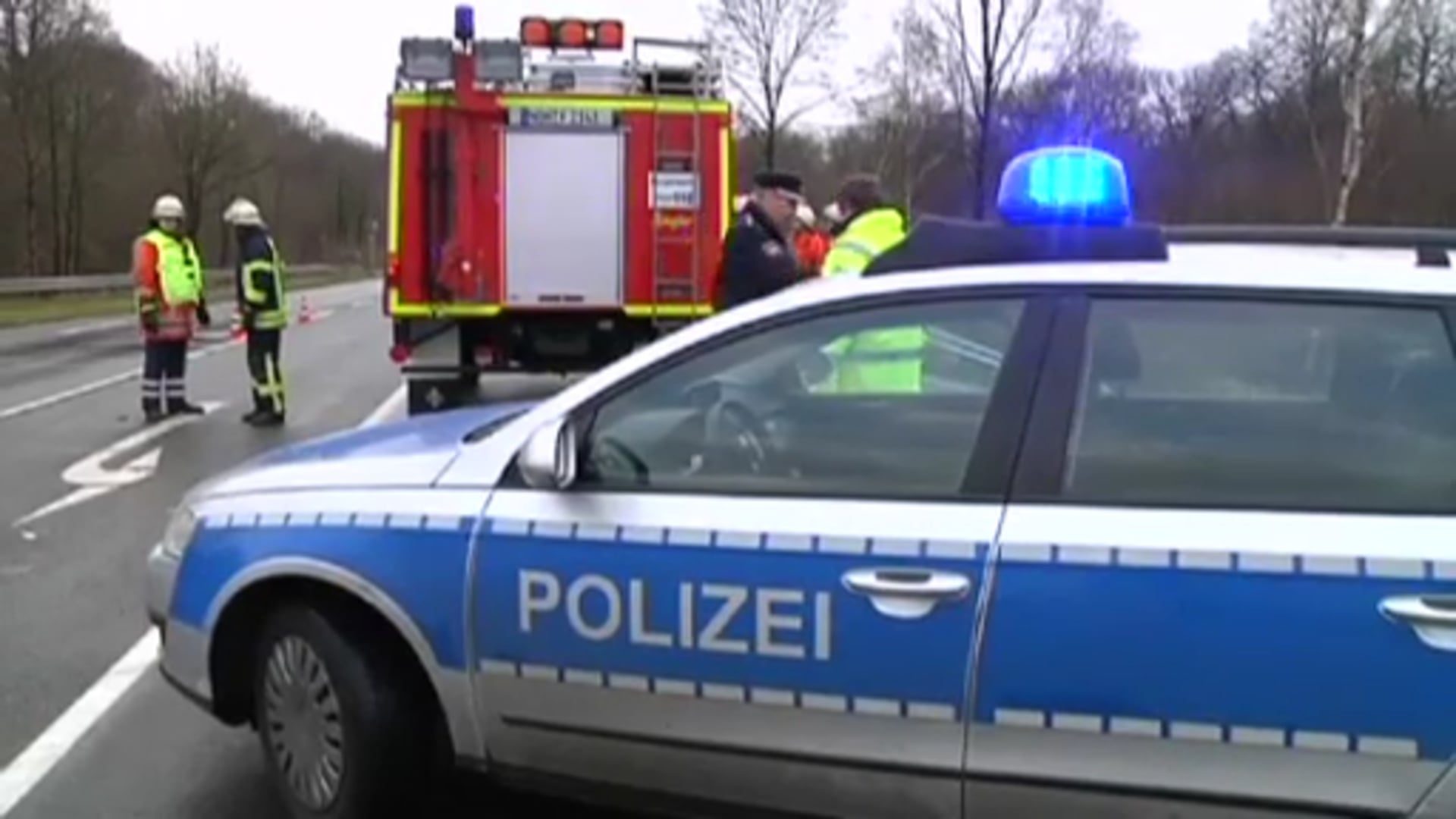 Schwerer Verkehrsunfall auf der B403