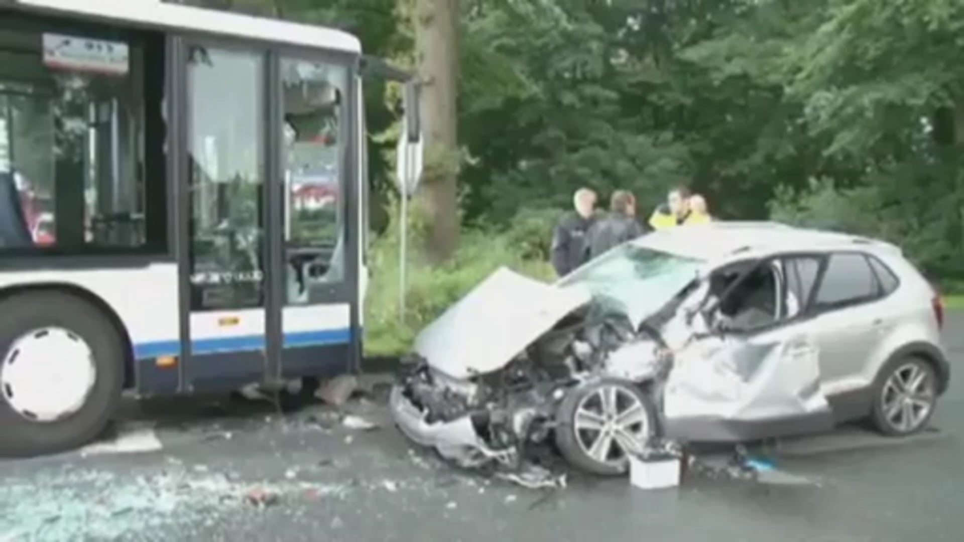 Busunfall auf der B213 bei Löningen