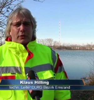 DLRG warnt vor Betreten von Eisflächen