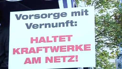 Demo am Gaskraftwerk Lingen