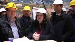 Bundesministerin Nahles lobt Meyer Werft