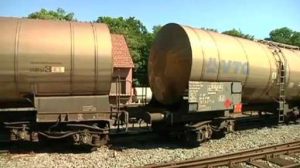 Waggons entgleisen in Bentheimer Bahnhof