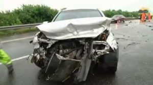 Unfall auf der Autobahn