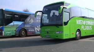 Hauptstadt-Fernbus hält in Bad Bentheim