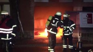 Flammen in Lingener Innenstadt