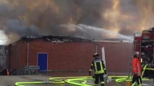 Netto-Markt brennt in Nordhorn