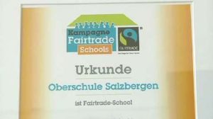 Oberschule Salzbergen ist jetzt Fairtrade-Schule