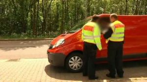 Großkontrolle der Polizei auf der A30