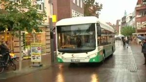 Elektrobus surrt durch Nordhorn