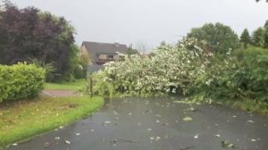 Polizei zieht nach Unwetter positive Bilanz