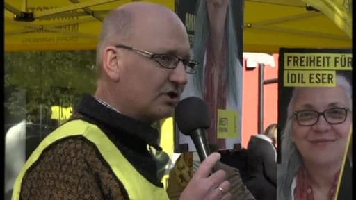 Solidaritätsaktion von Amnesty in Papenburg