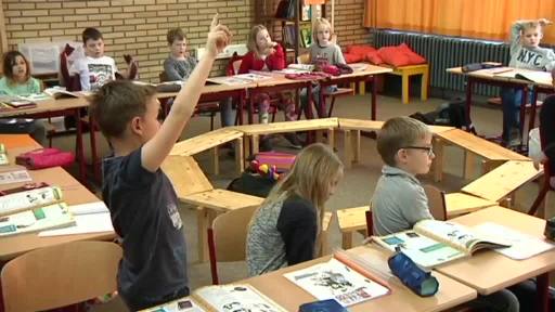 Laarer Grundschüler lernen Niederländisch