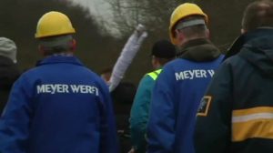 Streik bei der Papenburger Meyer Werft