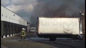 Lkw brennt in Meppen