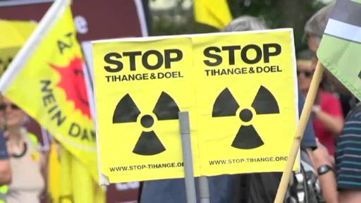 Hunderte Atomkraftgegner demonstrieren in Lingen