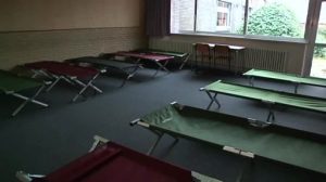 Anne-Frank-Schule ist nun Notunterkunft