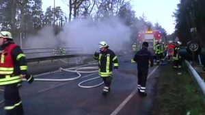 Spektakuläre Übung in Lohne: 150 Rettungskräfte simulieren Massenkarambolage