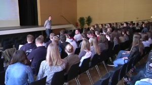 Europatag: Jens Gieseke besucht Burggymnasium Bad Bentheim