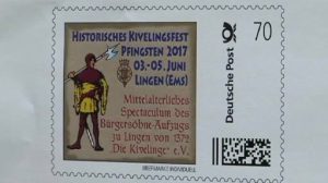 Briefmarken tragen Lingener Traditionsfest in die Welt hinaus