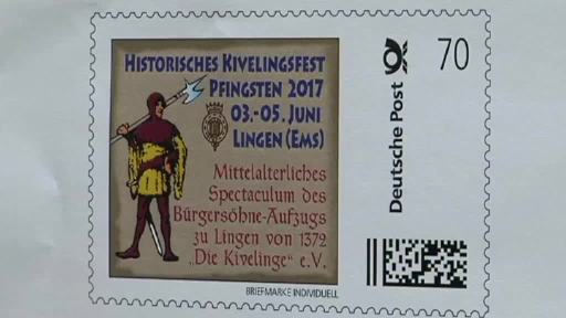 Briefmarken tragen Lingener Traditionsfest in die Welt hinaus