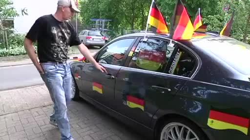Wahnsinn: EM Auto aus Meppen