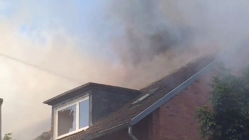 Mehrfamilienhaus brennt in Nordhorner Innenstadt nieder