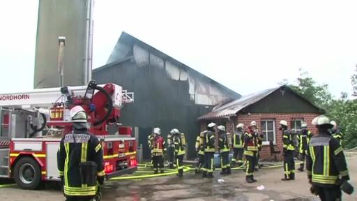 Schweinestall in Nordhorn niedergebrannt
