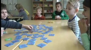 Spiel mit Lerneffekt in der Grundschule Werlte