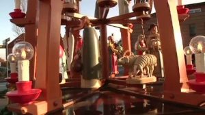 Kunsthandwerk auf dem Bentheimer Weihnachtsmarkt - wir waren beim Aufbau dabei