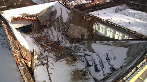 Dach einer Lingener Turnhalle eingestürzt