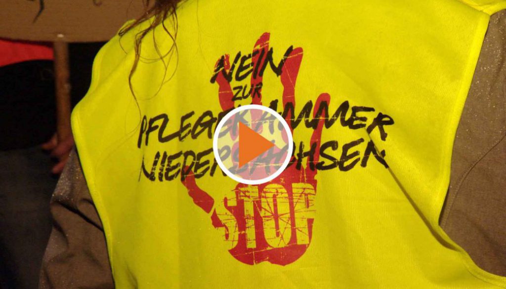 Screen_Demo gegen die Pflegekammer Niedersachsen