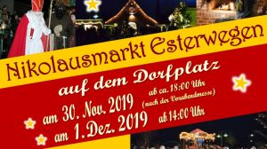 Plakat Nikolausmarkt 2019 - Querformat